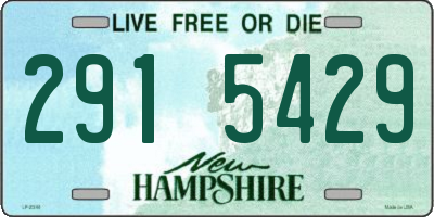 NH license plate 2915429