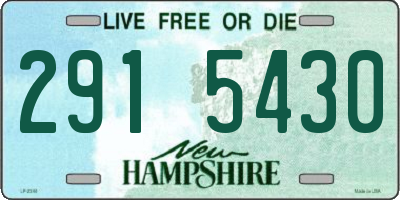 NH license plate 2915430