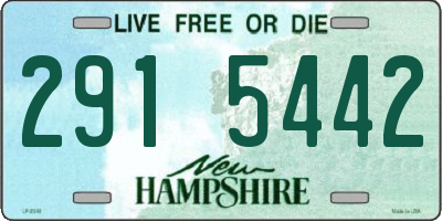 NH license plate 2915442