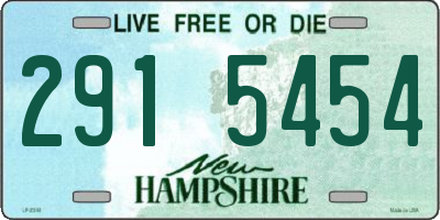 NH license plate 2915454