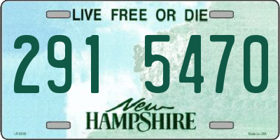 NH license plate 2915470