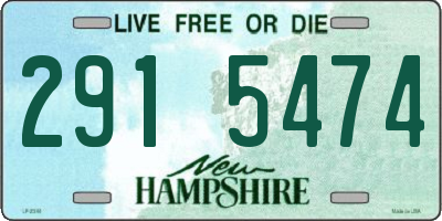 NH license plate 2915474