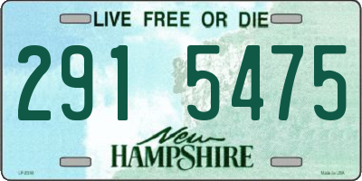 NH license plate 2915475