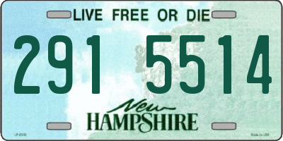 NH license plate 2915514