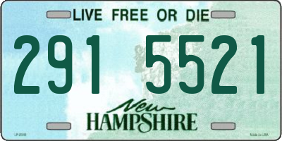 NH license plate 2915521