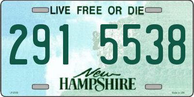 NH license plate 2915538
