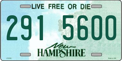 NH license plate 2915600