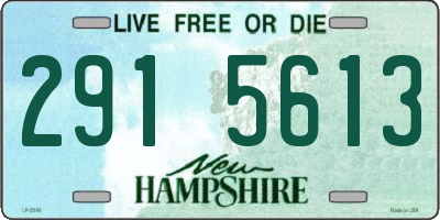 NH license plate 2915613