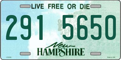 NH license plate 2915650