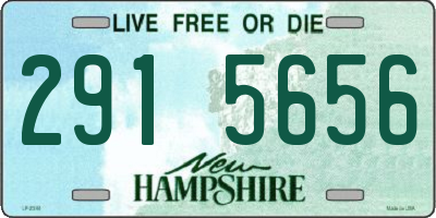 NH license plate 2915656