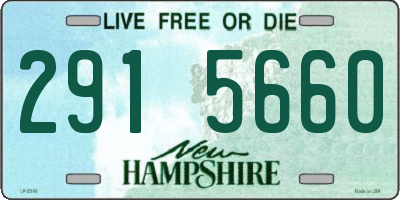 NH license plate 2915660