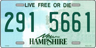 NH license plate 2915661