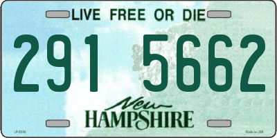 NH license plate 2915662