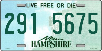 NH license plate 2915675