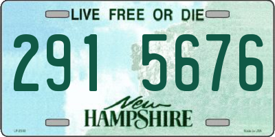 NH license plate 2915676