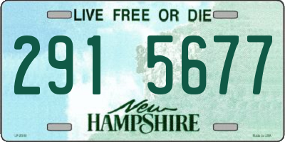 NH license plate 2915677