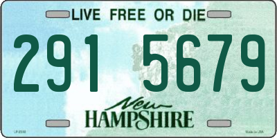 NH license plate 2915679