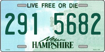 NH license plate 2915682