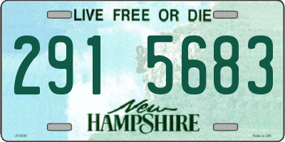 NH license plate 2915683