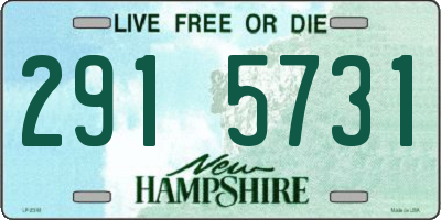 NH license plate 2915731