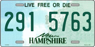 NH license plate 2915763