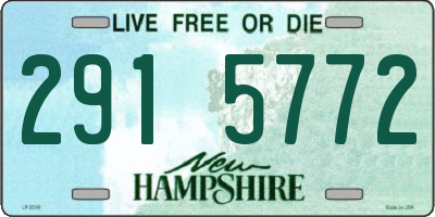 NH license plate 2915772