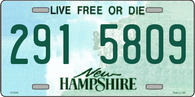 NH license plate 2915809