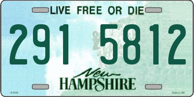 NH license plate 2915812