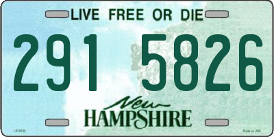 NH license plate 2915826