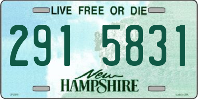 NH license plate 2915831