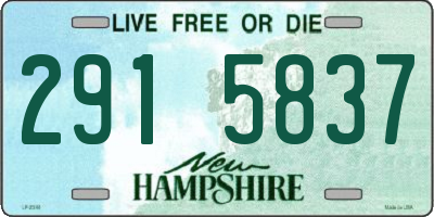 NH license plate 2915837