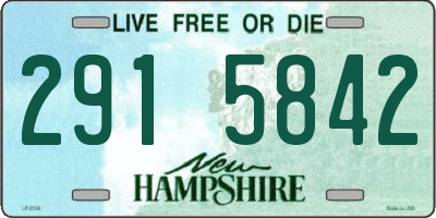 NH license plate 2915842