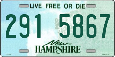 NH license plate 2915867