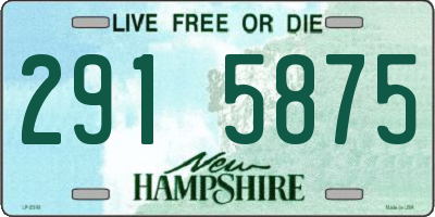 NH license plate 2915875