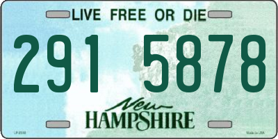 NH license plate 2915878