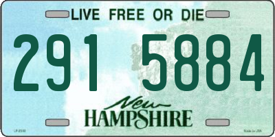 NH license plate 2915884