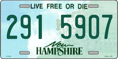 NH license plate 2915907