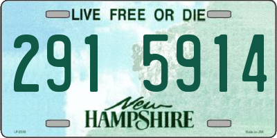 NH license plate 2915914