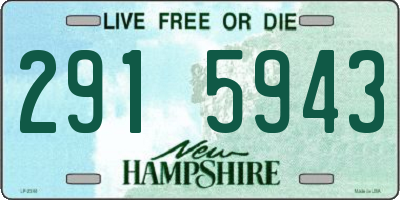 NH license plate 2915943