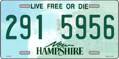 NH license plate 2915956