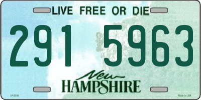 NH license plate 2915963