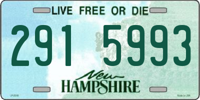 NH license plate 2915993