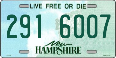 NH license plate 2916007