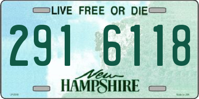NH license plate 2916118