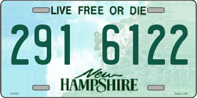 NH license plate 2916122