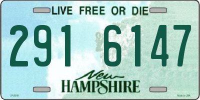 NH license plate 2916147