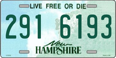 NH license plate 2916193
