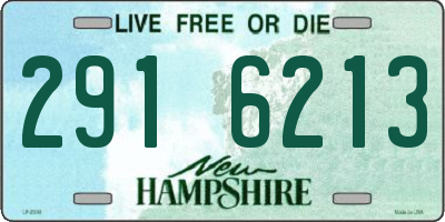 NH license plate 2916213