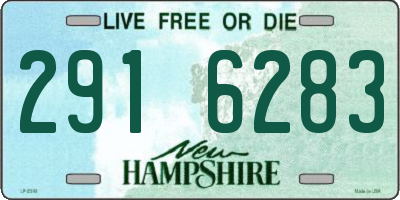 NH license plate 2916283