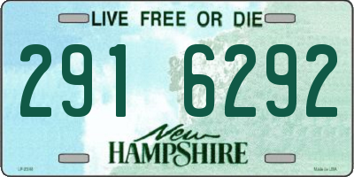 NH license plate 2916292